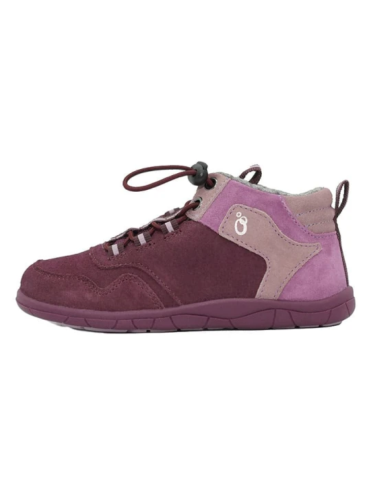Zdjęcie produktu lamino Skórzane buty barefoot w kolorze fioletowym rozmiar: 27