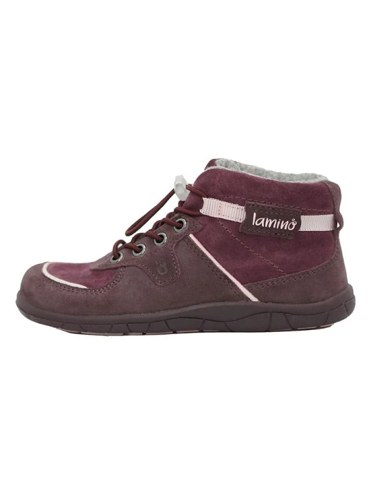 Zdjęcie produktu lamino Skórzane buty w kolorze fioletowym do chodzenia na boso rozmiar: 27