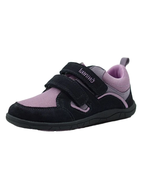 Zdjęcie produktu lamino Skórzane buty w kolorze granatowo-jasnoróżowym do chodzenia na boso rozmiar: 31