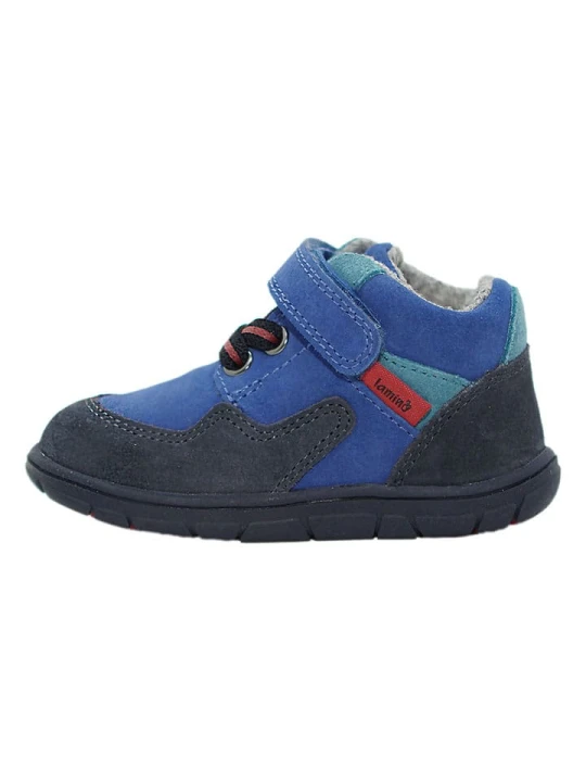 Zdjęcie produktu lamino Skórzane buty w kolorze granatowym do chodzenia na boso rozmiar: 27