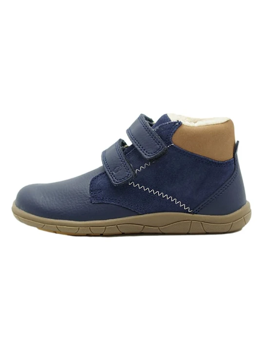 Zdjęcie produktu lamino Skórzane buty w kolorze granatowym do chodzenia na boso rozmiar: 25