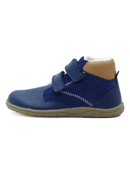 Zdjęcie produktu lamino Skórzane buty w kolorze granatowym do chodzenia na boso rozmiar: 26