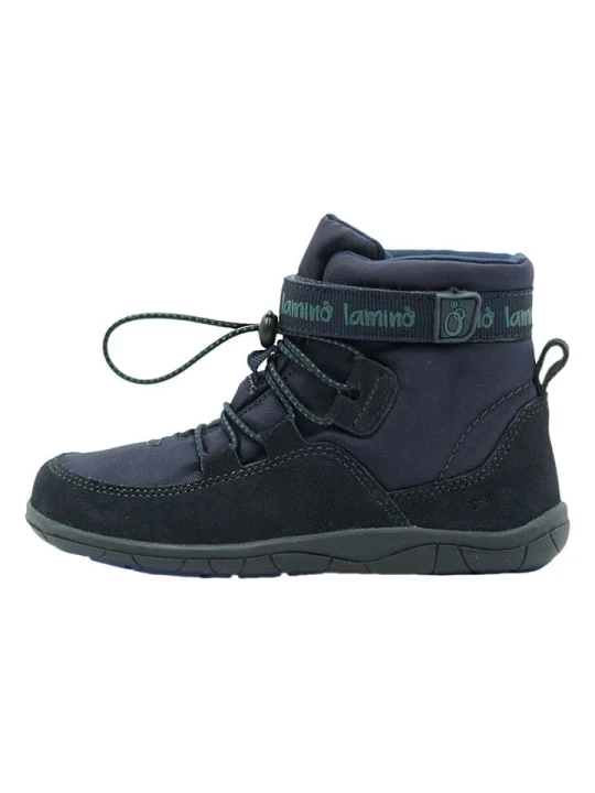 Zdjęcie produktu lamino Skórzane buty w kolorze granatowym do chodzenia na boso rozmiar: 26