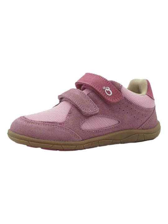 Zdjęcie produktu lamino Skórzane buty w kolorze jasnoróżowym do chodzenia na boso rozmiar: 26