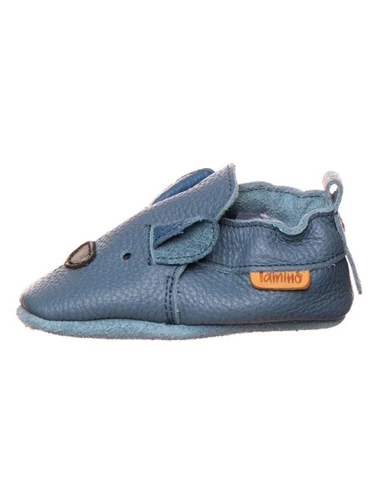 Zdjęcie produktu lamino Skórzane buty w kolorze niebieskim do raczkowania rozmiar: 26 / 27
