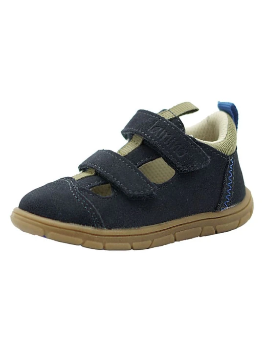 Zdjęcie produktu lamino Skórzane półsandały barefoot w kolorze granatowym rozmiar: 24