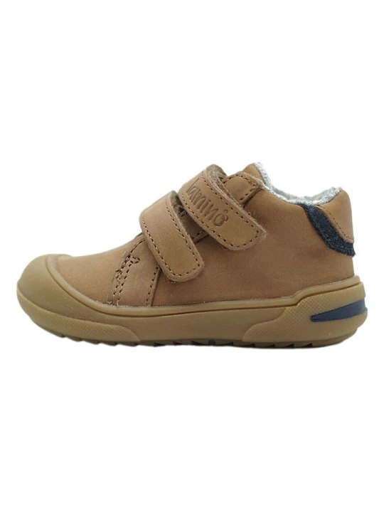 Zdjęcie produktu lamino Skórzane sneakersy w kolorze beżowym rozmiar: 21