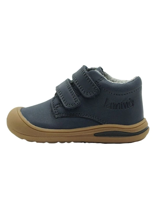 Zdjęcie produktu lamino Skórzane sneakersy w kolorze granatowym rozmiar: 25
