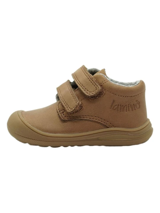 Zdjęcie produktu lamino Skórzane sneakersy w kolorze jasnobrązowym rozmiar: 20