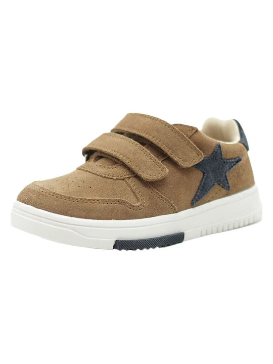 Zdjęcie produktu lamino Skórzane sneakersy w kolorze jasnobrązowym rozmiar: 32