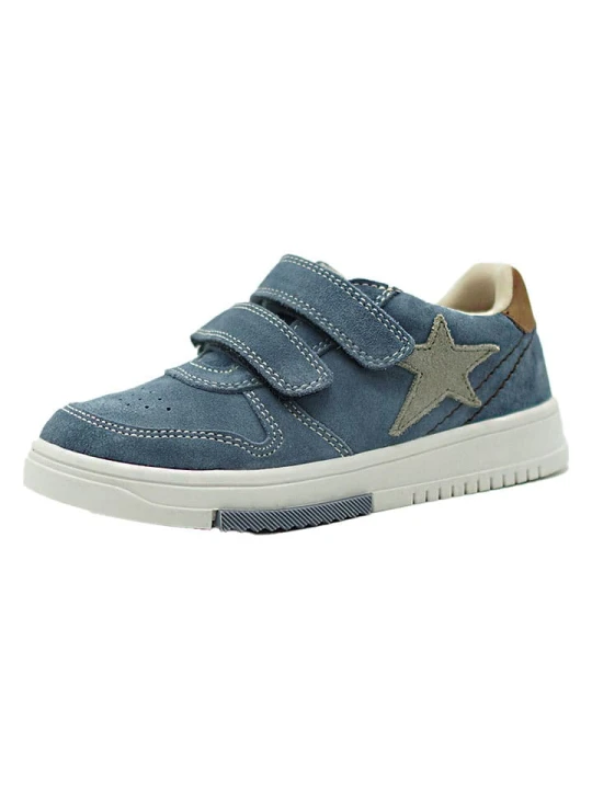Zdjęcie produktu lamino Skórzane sneakersy w kolorze niebieskim rozmiar: 28
