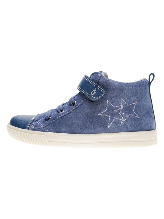 Zdjęcie produktu lamino Skórzane sneakersy w kolorze niebieskim rozmiar: 34