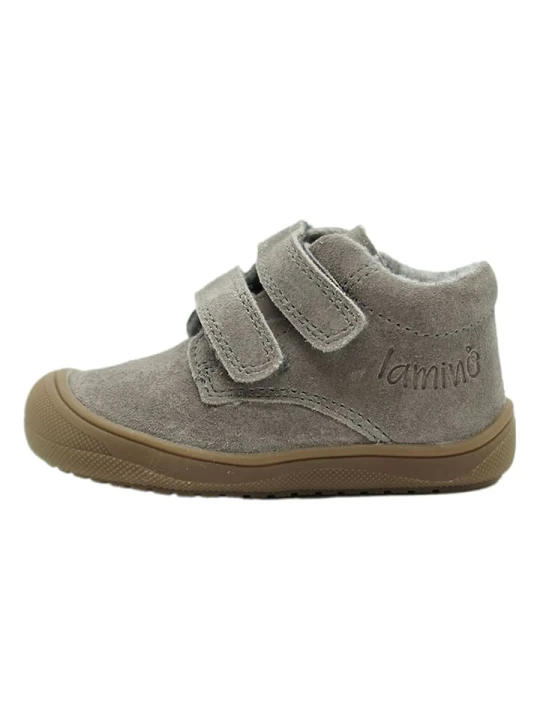 Zdjęcie produktu lamino Skórzane sneakersy w kolorze szarym rozmiar: 20