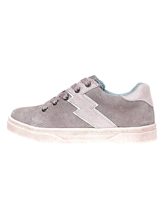 Zdjęcie produktu lamino Skórzane sneakersy w kolorze szarym rozmiar: 29
