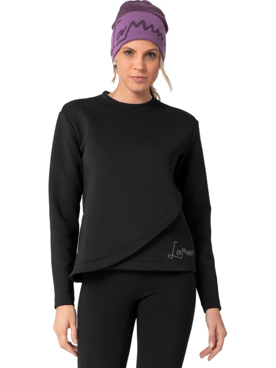 Zdjęcie produktu LaMunt Bluza termiczna "Clelia" w kolorze czarnym rozmiar: 40