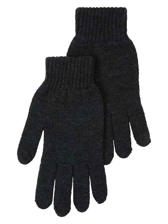 Zdjęcie produktu Lanerossi Wełniane rękawiczki "Asia" w kolorze antracytowym - 23 x 7, 5 cm rozmiar: onesize