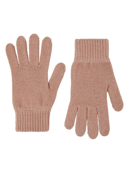 Zdjęcie produktu Lanerossi Wełniane rękawiczki "Asia" w kolorze jasnoróżowym - 22 x 7 cm rozmiar: onesize