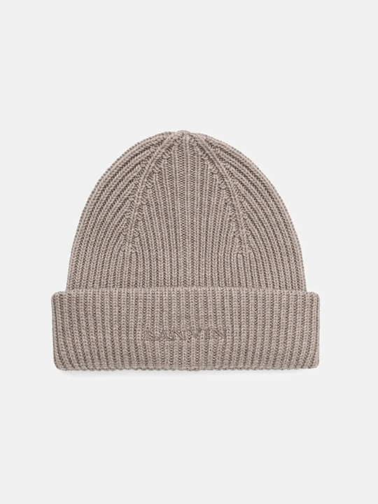 Zdjęcie produktu Lanvin czapka wełniana brązowy