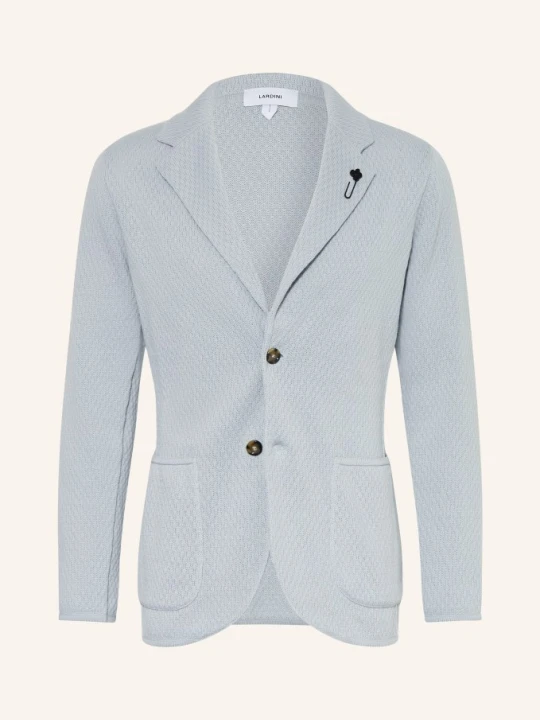 Zdjęcie produktu Lardini Dżersejowa Marynarka Extra Slim Fit grau