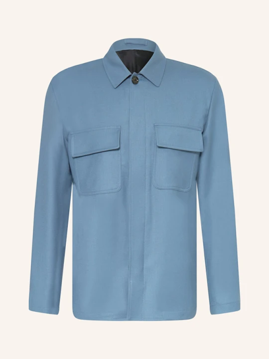 Zdjęcie produktu Lardini Flanelowy Overjacket blau NIEBIESKI