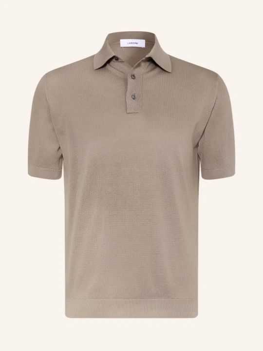 Zdjęcie produktu Lardini Koszulka Polo Z Pikowanym Wzorem beige