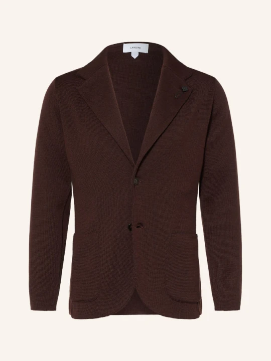 Zdjęcie produktu Lardini Marynarka Z Dzianiny Extra Slim Fit rot CIEMNOBRĄZOWY