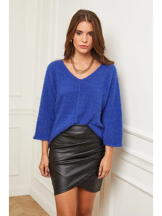 Zdjęcie produktu L'armoire de Suzette Sweter w kolorze niebieskim rozmiar: 34/36