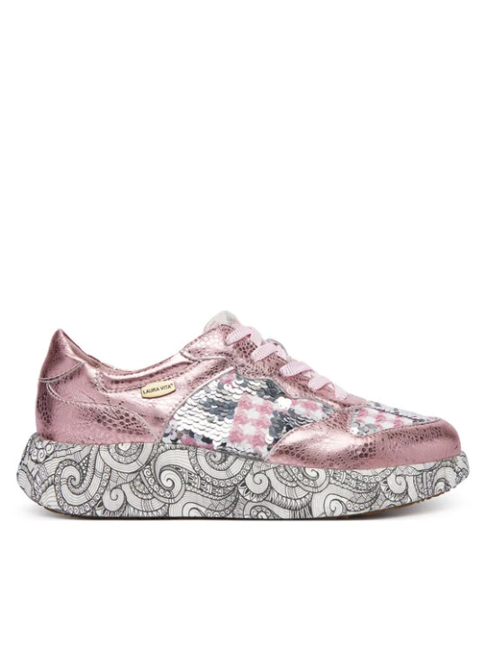 Zdjęcie produktu Laura Vita Sneakersy Nikito 52 Różowy