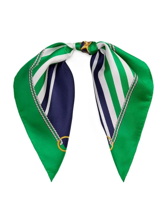 Zdjęcie produktu Lauren Ralph Lauren apaszka jedwabna zielony