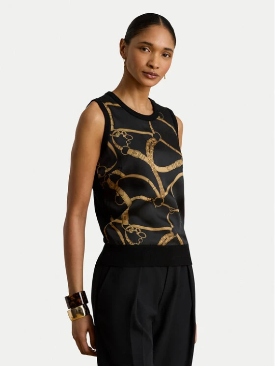 Zdjęcie produktu LAUREN RALPH LAUREN Bluzka 200P13976001 Czarny Regular Fit