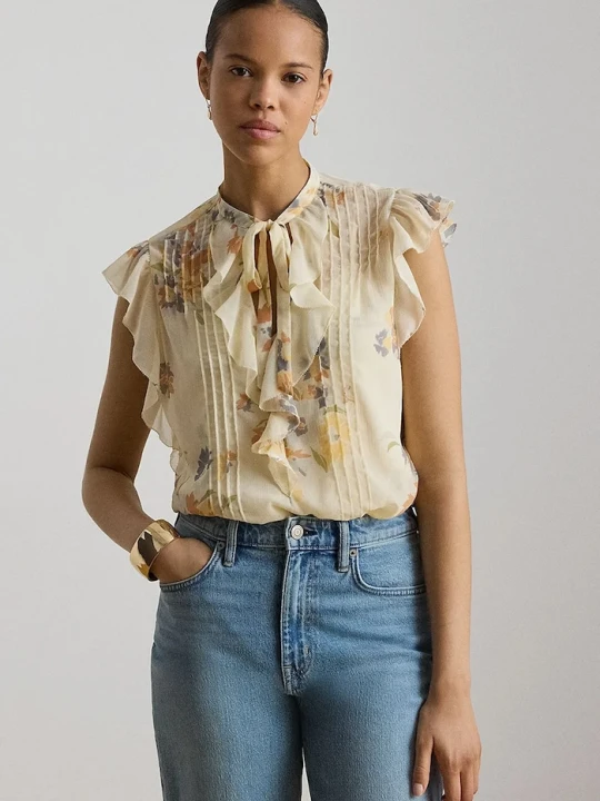 Zdjęcie produktu Lauren Ralph Lauren bluzka damska beżowy