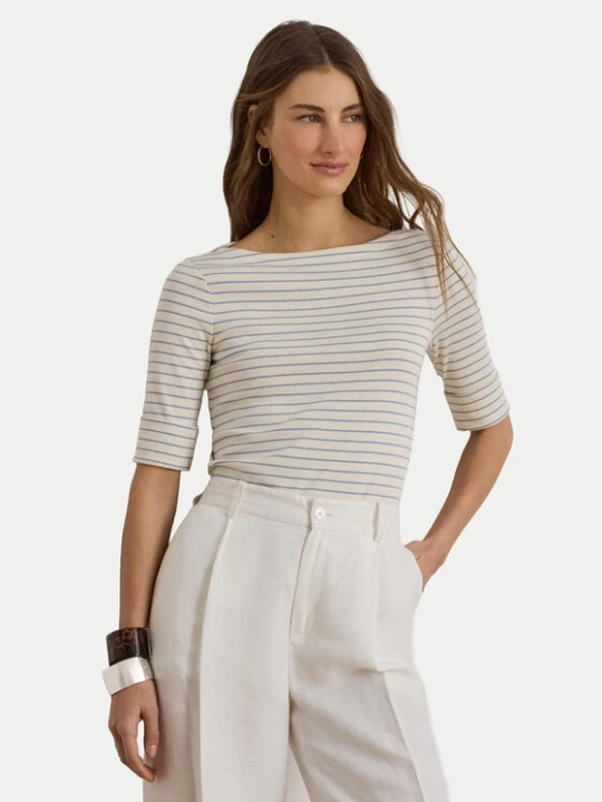 Zdjęcie produktu LAUREN RALPH LAUREN Bluzka Judy 200P13919001 Beżowy Regular Fit