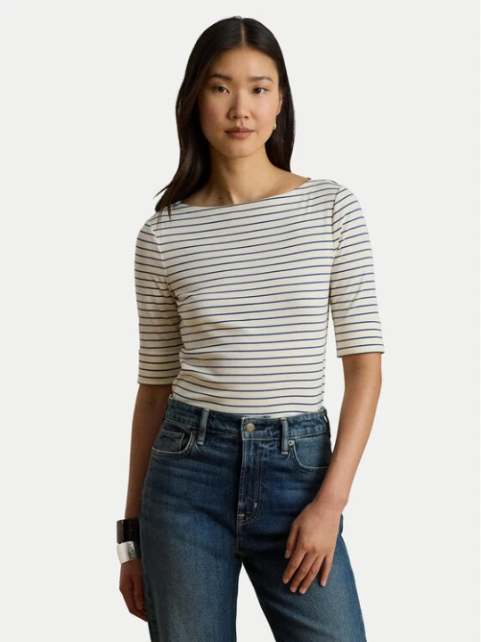 Zdjęcie produktu LAUREN RALPH LAUREN Bluzka Judy 200P13919005 Kremowy Regular Fit