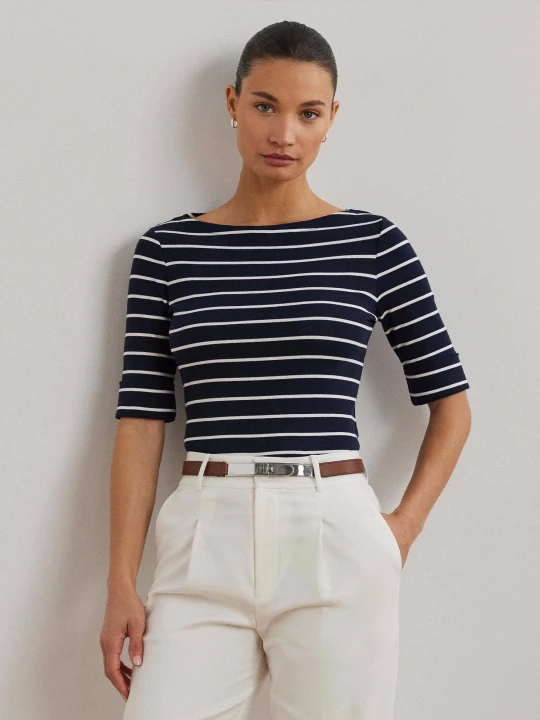 Zdjęcie produktu LAUREN RALPH LAUREN Bluzka JUDY | Slim Fit granatowy