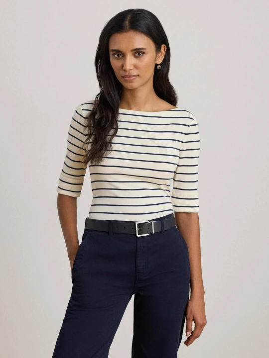 Zdjęcie produktu LAUREN RALPH LAUREN Bluzka Judy | Slim Fit kremowy