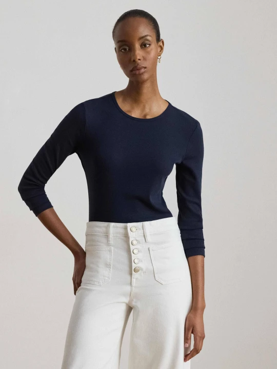Zdjęcie produktu LAUREN RALPH LAUREN Bluzka Katharin | Slim Fit granatowy