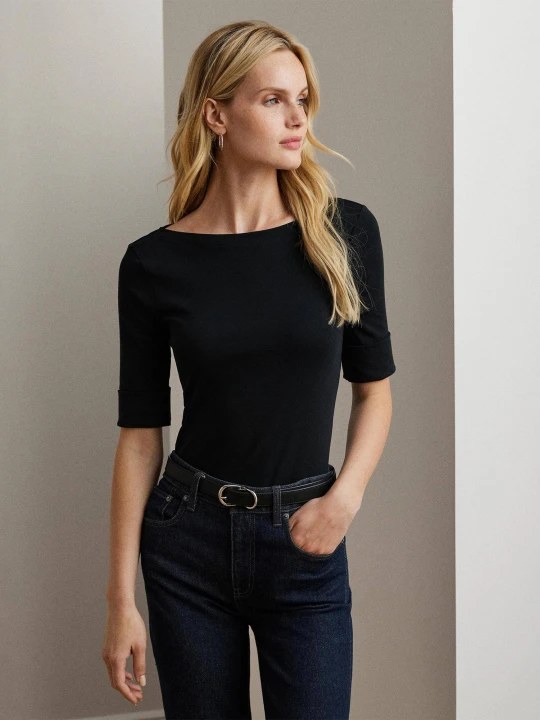 Zdjęcie produktu LAUREN RALPH LAUREN Bluzka Judy | Slim Fit czarny