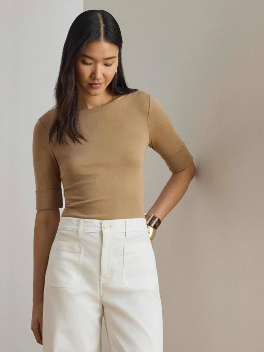 Zdjęcie produktu LAUREN RALPH LAUREN Bluzka Judy | Slim Fit beżowy