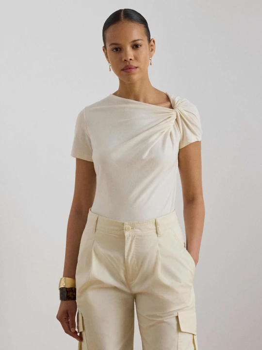 Zdjęcie produktu LAUREN RALPH LAUREN Bluzka | Slim Fit kremowy
