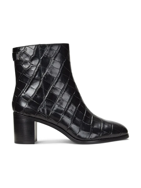 Zdjęcie produktu Lauren Ralph Lauren botki skórzane Cassie czarny
