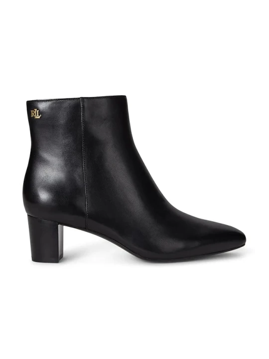 Zdjęcie produktu Lauren Ralph Lauren botki skórzane Demi czarny
