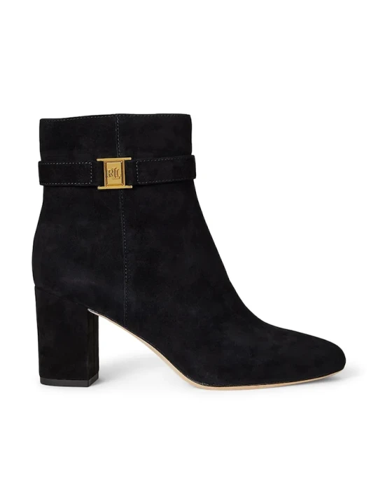 Zdjęcie produktu Lauren Ralph Lauren botki zamszowe Kellie Bt Hl czarny