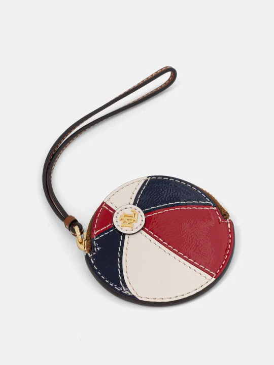 Zdjęcie produktu Lauren Ralph Lauren brelok damski skórzany czerwony