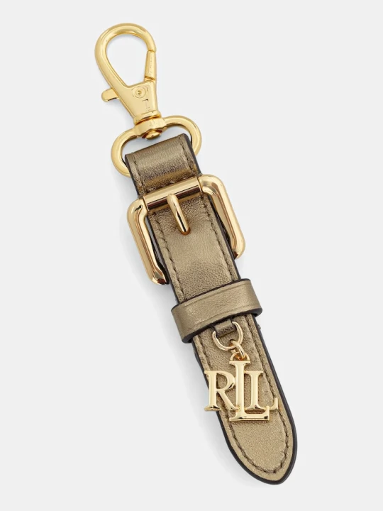 Zdjęcie produktu Lauren Ralph Lauren brelok skórzany złoty