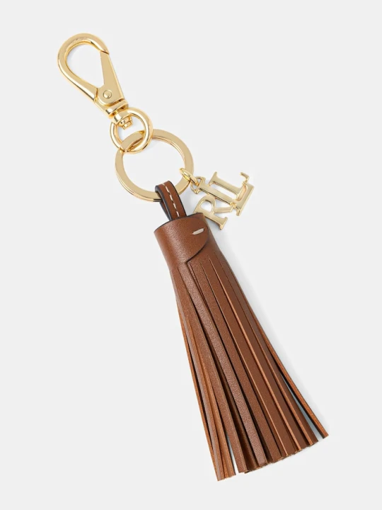 Zdjęcie produktu Lauren Ralph Lauren brelok skórzany brązowy
