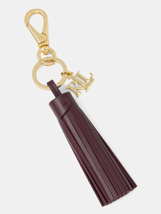 Zdjęcie produktu Lauren Ralph Lauren brelok skórzany bordowy