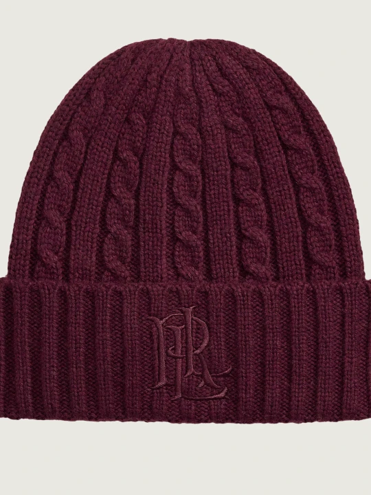 Zdjęcie produktu LAUREN RALPH LAUREN Czapka | z dodatkiem wełny bordowy