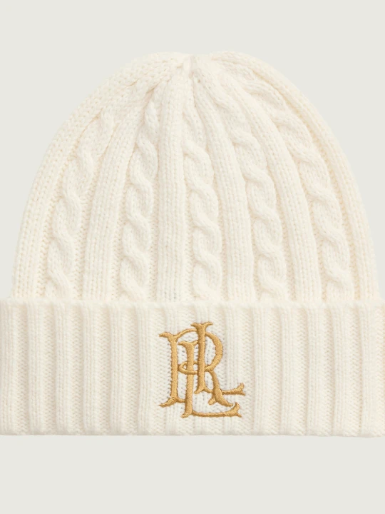 Zdjęcie produktu LAUREN RALPH LAUREN Czapka | z dodatkiem wełny ecru