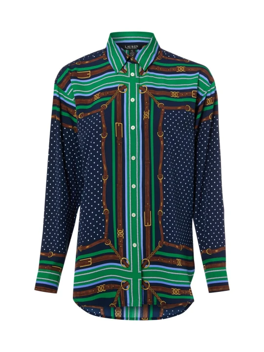 Zdjęcie produktu Lauren Ralph Lauren bluzka koszulowa Kobiety niebieski | zielony | wielokolorowy