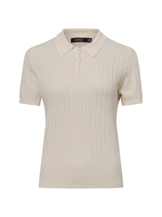 Zdjęcie produktu Lauren Ralph Lauren koszulka polo Kobiety Bawełna beżowy